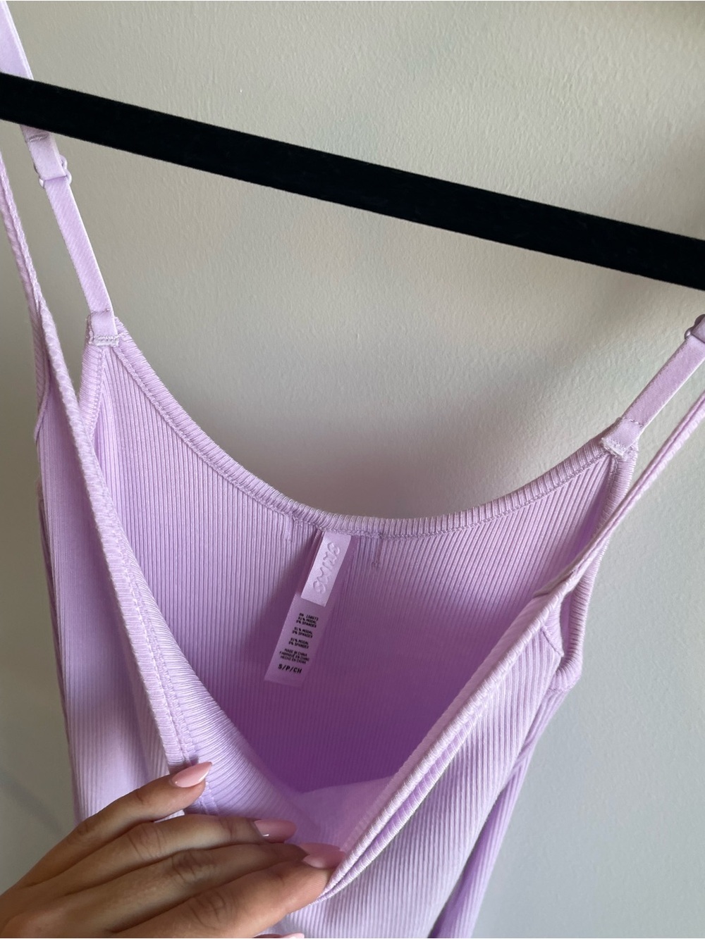 SKIMS Purple Ribbed Dress - Picture 3 of 4